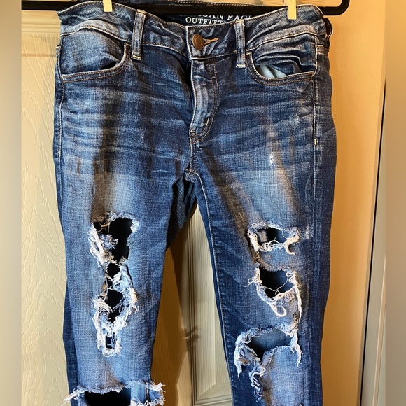 American Eagle Stretch Pants- Women’s 0 Short - Picture 2 of 7